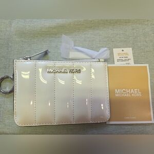 Michael Kors White Patent Leather Wallet